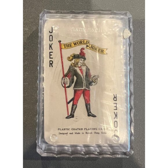 Vintage Walt Disney World Cinderella Castle Miniature Playing Cards W Case NEW - Picture 2 of 5